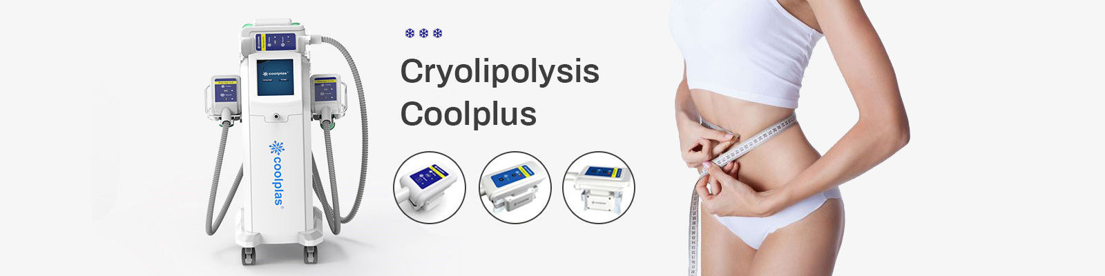 Cryolipolysis, das Maschine abnimmt